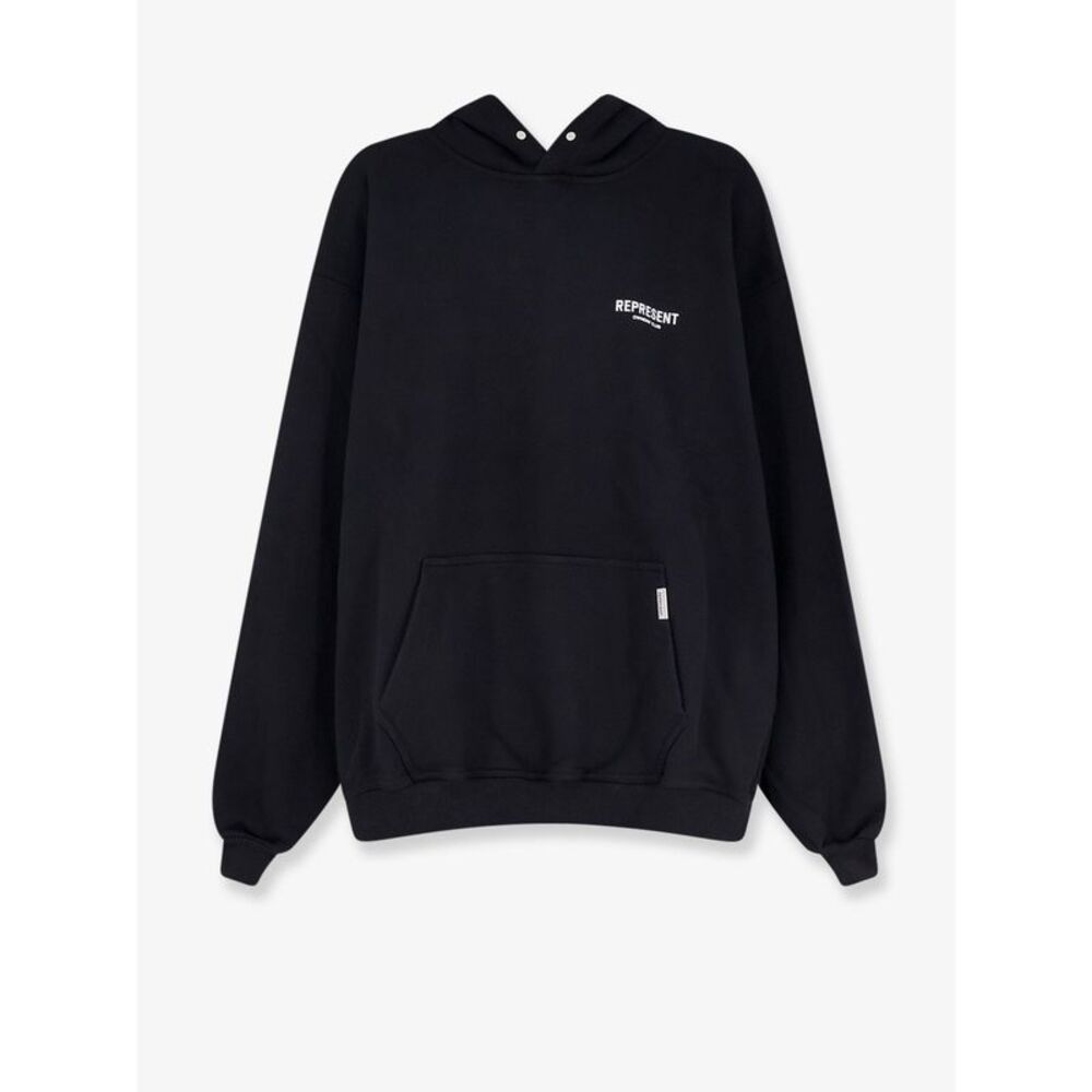 Represent Men Cotton Sweatshirt With Printed Logo On The Front